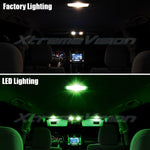 XtremeVision Interior LED for Subaru Outback 2015+ (12 Pieces) Green Interior LE