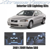 Xtremevision Interior LED for Volvo S60 2001-2009 (10 Pieces) Cool White Interior LED Kit + Installation Tool