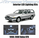 Xtremevision Interior LED for Volvo V70 1998-2000 (14 Pieces) Cool White Interior LED Kit + Installation Tool