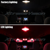 XtremeVision Interior LED for Volkswagen Toureg 2015+ (5 Pieces) Red Interior LE