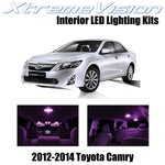 XtremeVision Interior LED for Toyota Camry 2012-2014 (14 Pieces) Pink Interior L