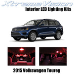 XtremeVision Interior LED for Volkswagen Toureg 2015+ (5 Pieces) Red Interior LE