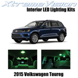 XtremeVision Interior LED for Volkswagen Toureg 2015+ (5 Pieces) Green Interior