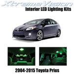 XtremeVision Interior LED for Toyota Prius 2004-2015 (8 Pieces) Green Interior L