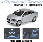 XtremeVision Interior LED for Volvo C70 1998-2005 (10 Pieces) Cool White Interior LED Kit + Installation Tool