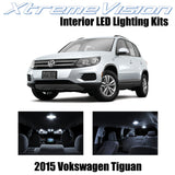 XtremeVision Interior LED for Volkswagen Tiguan 2015+ (9 Pieces) Pure White Inte