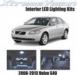 Xtremevision Interior LED for Volvo S40 2008-2015 (8 Pieces) Cool White Interior LED Kit + Installation Tool