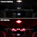 XtremeVision Interior LED for Volkswagen Tiguan 2015+ (9 Pieces) Red Interior LE