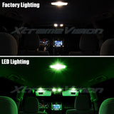 XtremeVision Interior LED for Volkswagen Toureg 2015+ (5 Pieces) Green Interior