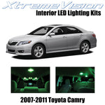 XtremeVision Interior LED for Toyota Camry 2007-2011 (12 Pieces) Green Interior