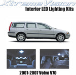 XtremeVision Interior LED for Volvo V70 2001-2007 (14 Pieces) Cool White Interior LED Kit + Installation Tool