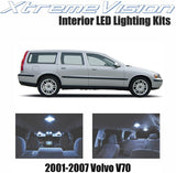 XtremeVision Interior LED for Volvo V70 2001-2007 (14 Pieces) Cool White Interior LED Kit + Installation Tool