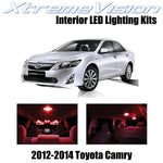 XtremeVision Interior LED for Toyota Camry 2012-2014 (14 Pieces) Red Interior LE