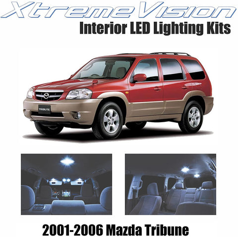 Xtremevision Interior LED for Mazda Tribute 2001-2006 (8 Pieces)