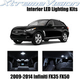 XtremeVision Interior LED for Infiniti FX35 FX50 2009-2014 (12 pcs)