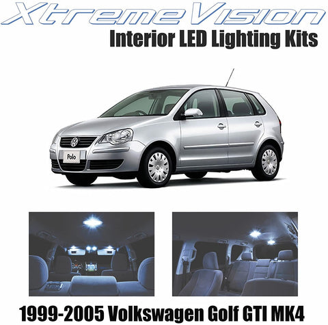 XtremeVision Interior LED for Volkswagen Golf GTI MK4 1999-2005 (9 Pieces)