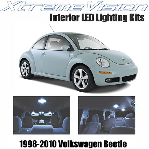 Xtremevision Interior LED for Volkswagen Beetle 1998-2010 (9 Pieces)