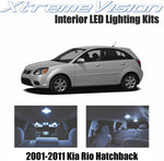 XtremeVision Interior LED for Kia Rio 5 Hatcback 2001-2011 (3 Pieces) Cool White Interior LED Kit + Installation Tool