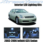 Xtremevision Interior LED for Infiniti G35 Sedan 2003-2006 (7 Pieces)