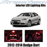 XtremeVision Interior LED for Dodge Dart 2012-2014 (6 pcs)