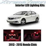 XtremeVision Interior LED for Honda Civic 2013-2015 (8 pcs)