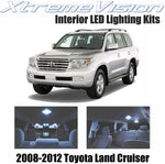 XtremeVision Interior LED for Toyota Landcruiser 2008-2012 (11 Pieces) Cool White Interior LED Kit + Installation Tool