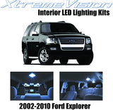 Xtremevision Interior LED for Ford Explorer 2002-2010 (11 Pieces) Cool White Interior LED Kit + Installation Tool