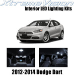 XtremeVision Interior LED for Dodge Dart 2012-2014 (6 pcs)
