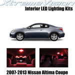 XtremeVision Interior LED for Nissan Altima Coupe 2 Door 2007-2013 (15 pcs)