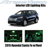 XtremeVision Interior LED for Hyundai Santa Fe w/Panoramic Roof 2015+ (9 pcs)