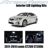 XtremeVision Interior LED for Lexus CT200h CT200 2011-2014 (8 pcs)