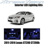 XtremeVision Interior LED for Lexus CT200h CT200 2011-2014 (8 pcs)