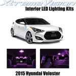 XtremeVision Interior LED for Hyundai Veloster w/Panoramic Roof 2015+ (9 pcs)